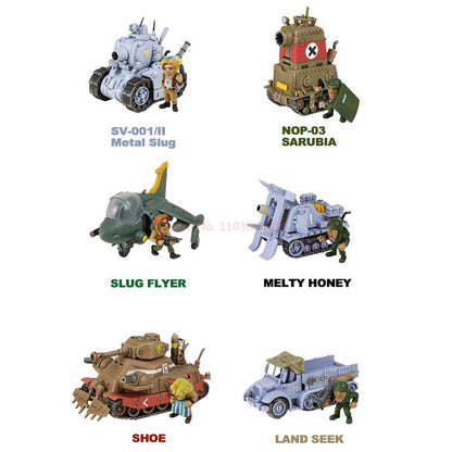 New Era Models Brinquedo Educacional Infantil Metal Slug X – Kit de Montagem de Tanque com Figura de Soldado Capturado Cenário Militar para Construção