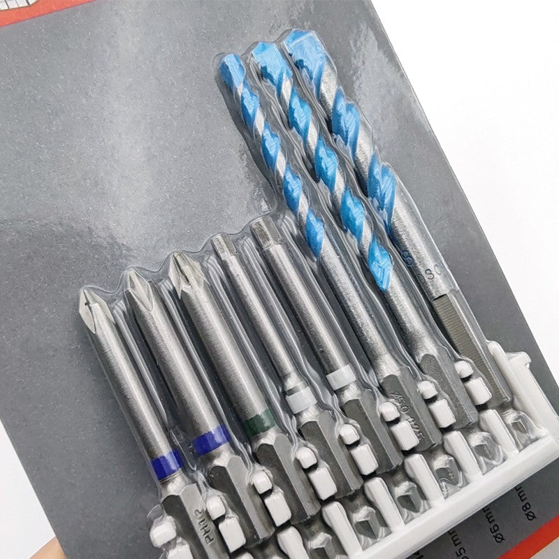 BOSCH Acessórios de Ferramentas Jogo de Brocas Suporte de Bits Broca Helicoidal Acessórios de Ferramentas Multifuncionais 2608522320 2608900585 2608522317