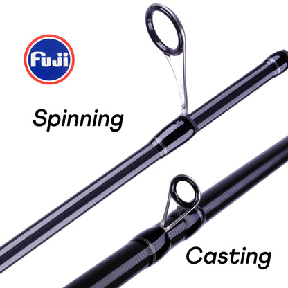 PHISHGER MAXIMUS Varas de Pesca de Isca Giratória e Arremesso 1,65m~3,0m Guia Fuji Carbono 30T Ultraleve Rápida L/ML/M 3-35g