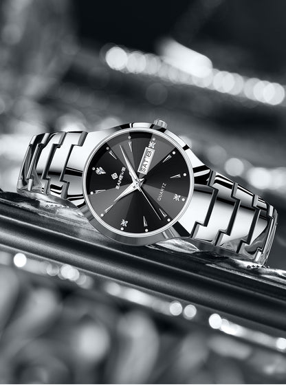 BANGWEI 2026 NEW Women's Watch Fashion Waterproof Luminous Elegant Weekly Calendar Exquisite women's quartz wrist watch reloj