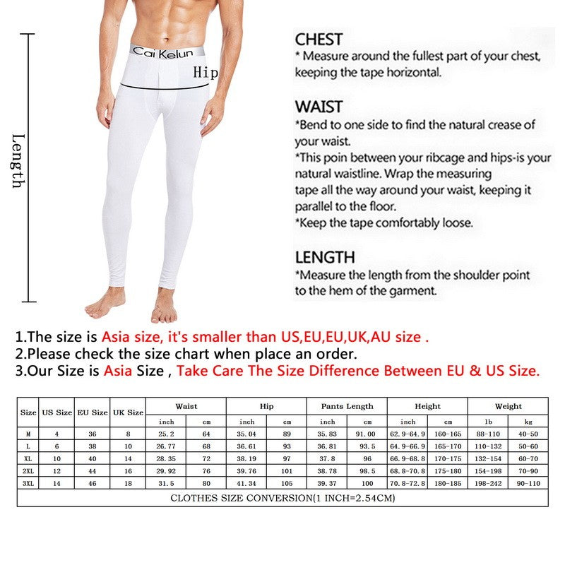Calça Térmica Masculina 2025 Legging Justa Fina Forrada com Fleece Grossa Quente para Outono Inverno