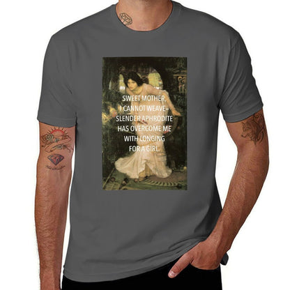 sappho T-Shirt t shirt man plain anime t shirts oversize T-Shirt