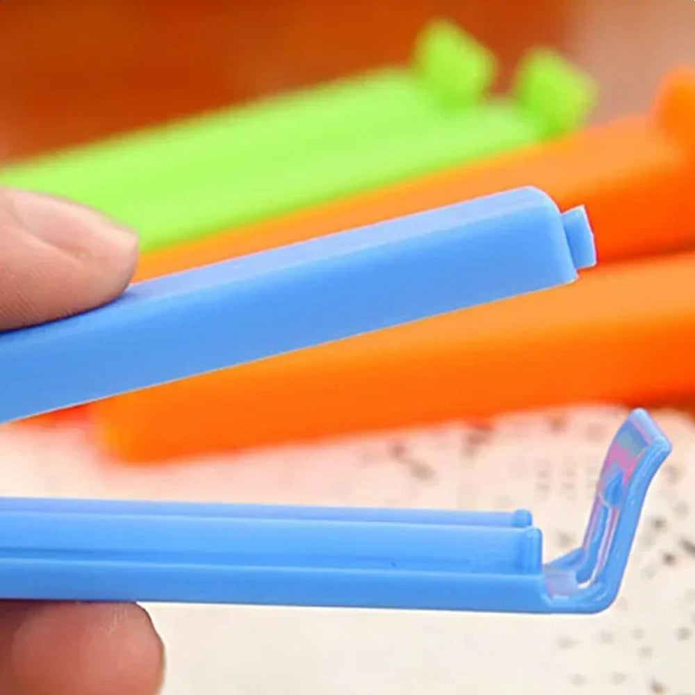 10-100pçs Clipes de Plástico para Saco de Comida Selador Braçadeira Ferramenta de Cozinha Selagem Portátil de Armazenamento Clipe de Vedação para Acessórios de Selagem de Saco