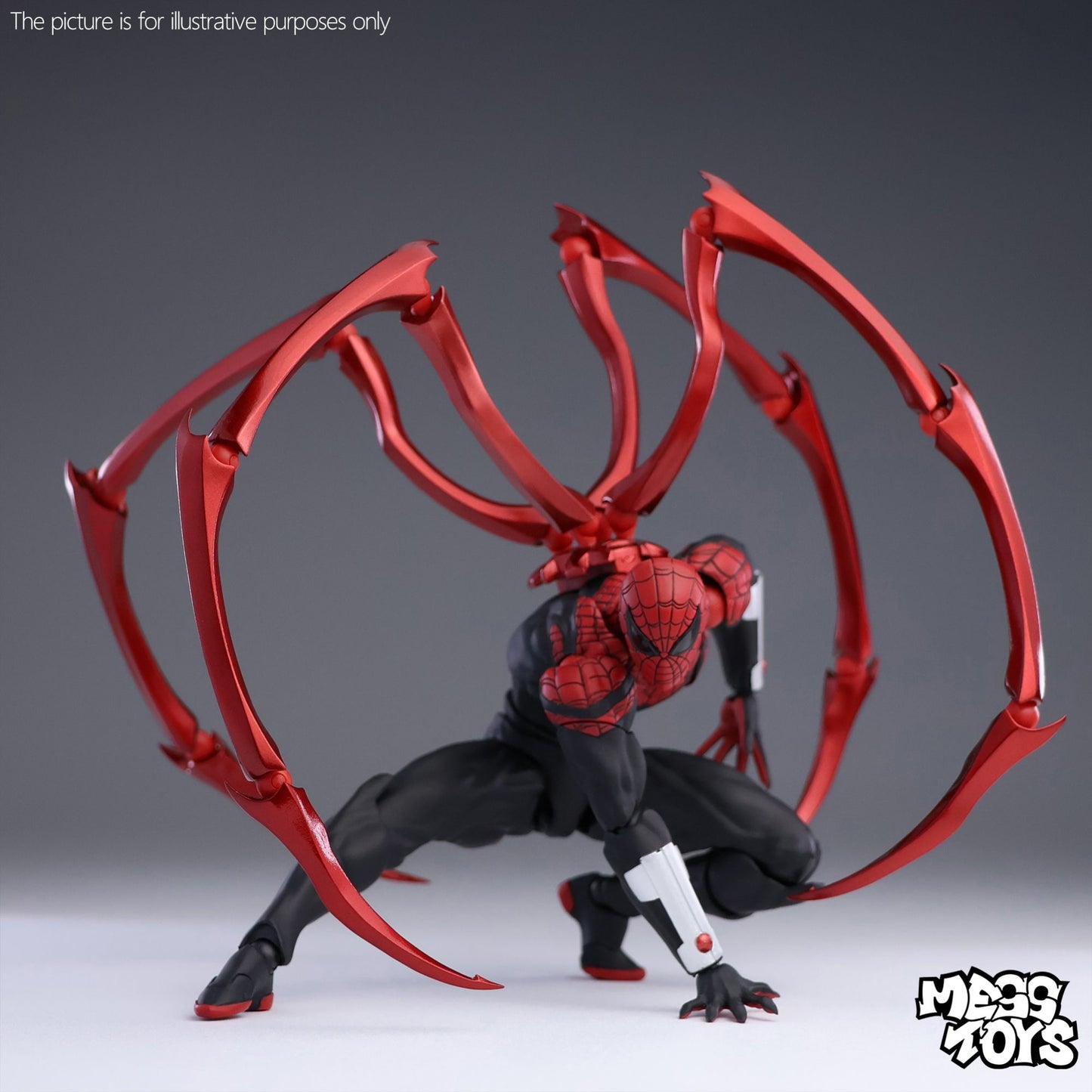 Mess Toys & Ct Toys Full Range Black Suit Neighbor Spiderman Mafex 143 Ben Reilly Comic Ver The Amazing Action Figure Toys Gift