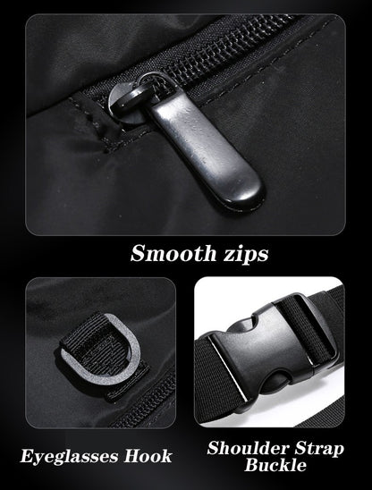 MOYYI INS Korean Style Men Messenger Bags Women Travel Casual Large Hobo Bag Waterproof Nylon Laptop Crossbody Shoulder Bag