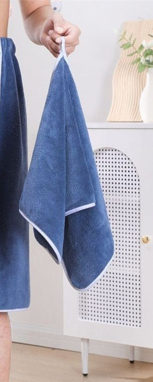 Towel Men's Quick Dry Bath Towel Wrap with Secure Buckle Pocket for Gym Spa Sauna for Shower Grooming Towel for Men Men Bath