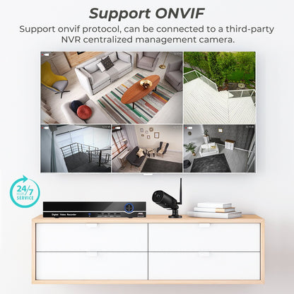 Abuntu 5MP HD IP Camera H.265 4MP Audio CCTV Security Camera ONVIF AI Human Detection Wifi Surveillance Camera ICSEE APP/XMeye