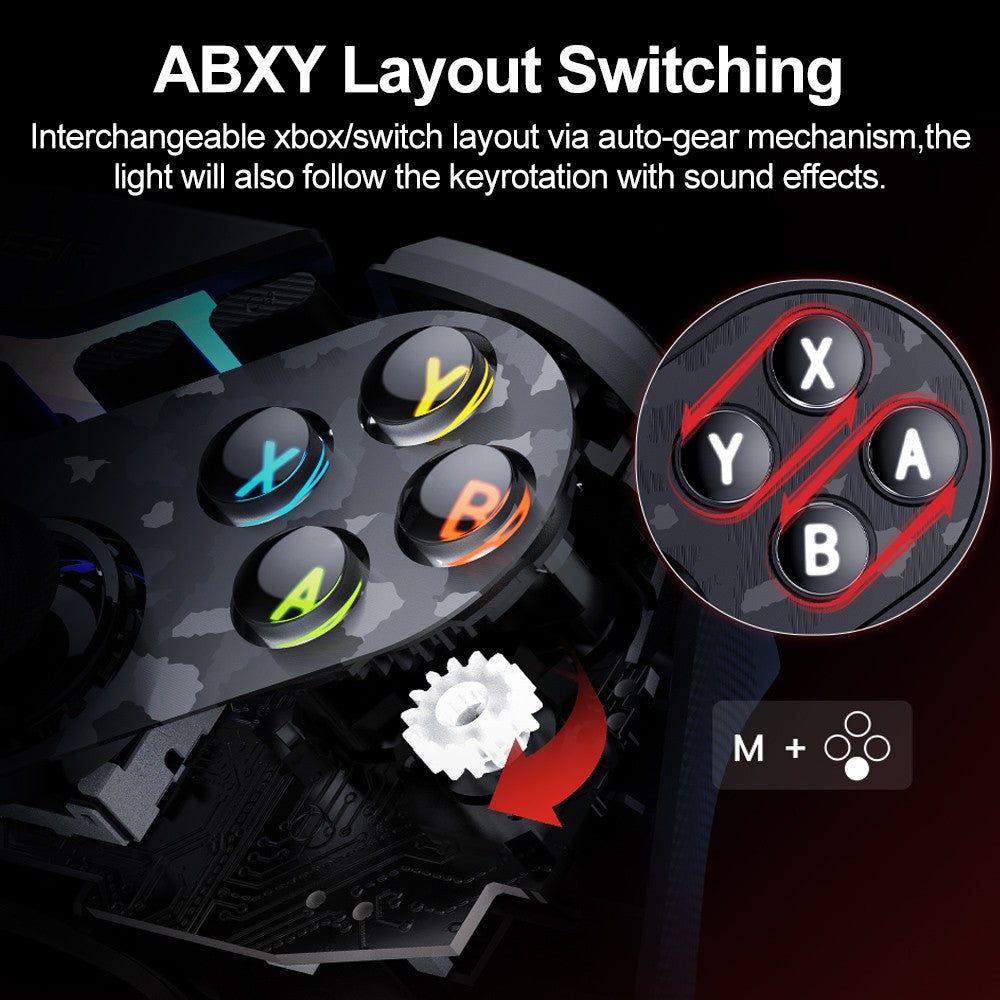GameSir Tarantula Pro PC Gamepad for Nintendo Switch 2/1 Steam iOS Android Game Controller Hall Effect Sticks NFC ABXY Switching