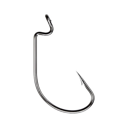 50 unidades/caixa Anzóis de Pesca Conjunto Anzol Jig Crank Barbed Aço Inoxidável de Alto Carbono Grande Abertura Anzol Offset Anzol de Minhoca Macia Material de Pesca Marinha