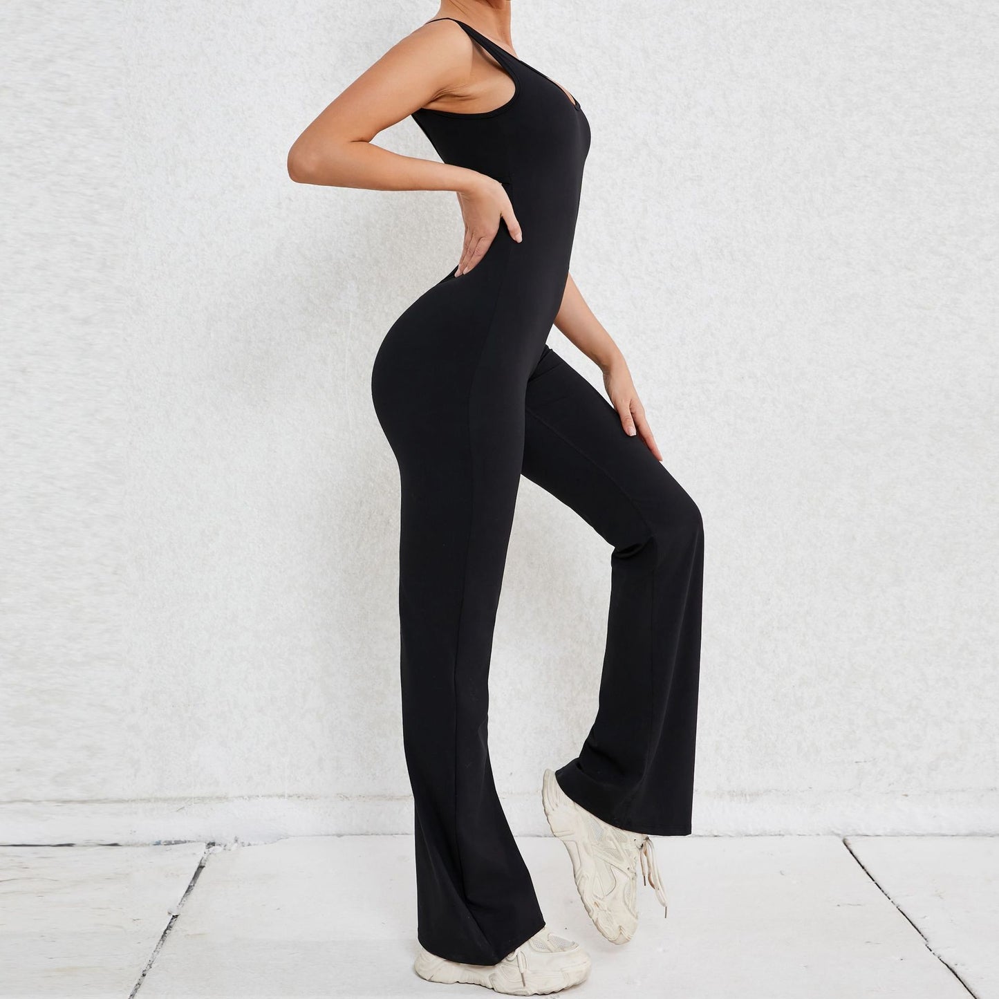 Sexy Back V Yoga Jumpsuit Women Women Sports Jumpsuit Fitness Rompers Training Yoga Suit Sportswear Stretch Workout Bodysuits