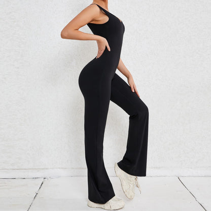Sexy Back V Yoga Jumpsuit Women Women Sports Jumpsuit Fitness Rompers Training Yoga Suit Sportswear Stretch Workout Bodysuits