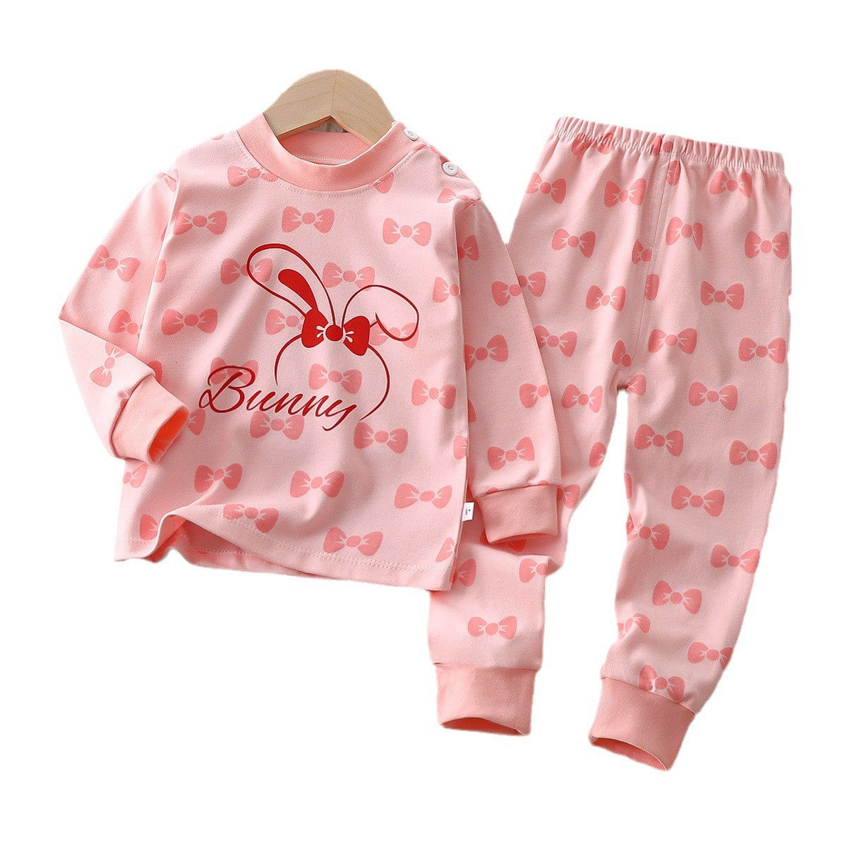 Cute Minnie Little Girl's Set 2024 Children's Cartoon baby girls clothes Spring Baby boys clothes Toddler Print kids clothes Set