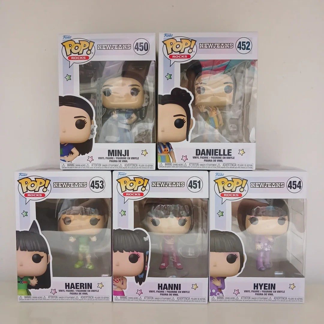 Funko Pop NewJeans Band Hanni Bonecos de Ação Modelo Brinquedos Desenho Animado Kawaii Estatueta Colecionável Edição Limitada Bonecos de Vinil Presentes