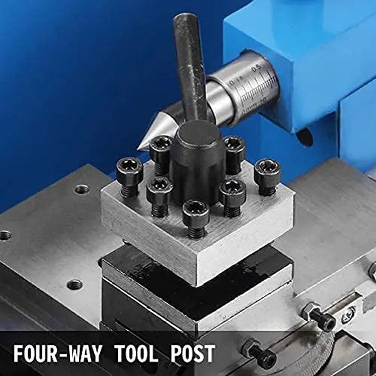 Máquina de torno para metal CJ0618 Mini 0-2500 RPM, velocidade variável, de bancada, multifuncional, de precisão, em metal