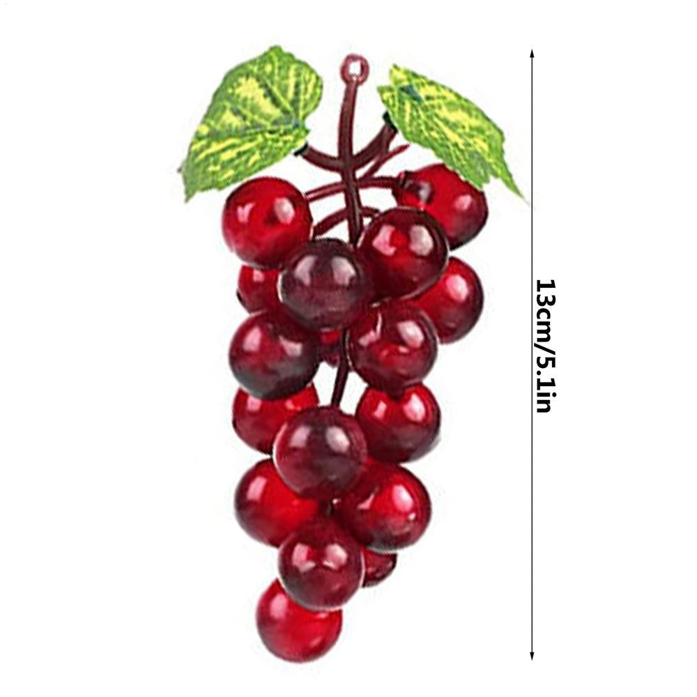 Realistic Artificial Grapes Table Decoration of Realistic Fake Grape Natural Fake Grape Bundles Party Home Wedding Decoration