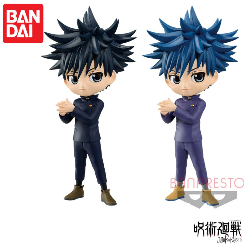 Original Em Estoque Bandai Banpresto Jujutsu Kaisen Qposket FushiguroMegumi Boneco Modelo Figura de Ação 100% Genuína Brinquedo Presente Colecionável