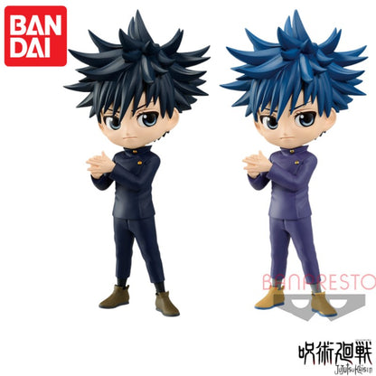 Original Em Estoque Bandai Banpresto Jujutsu Kaisen Qposket FushiguroMegumi Boneco Modelo Figura de Ação 100% Genuína Brinquedo Presente Colecionável