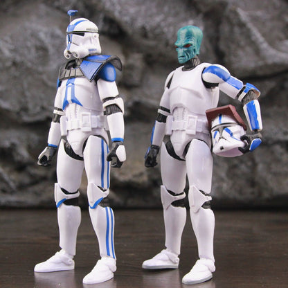 Star Wars 501st Legion ARF ARC Trooper Jesse Hardcase Commander Bane Denal Tup Dogma Boneco de Ação 6" Fase 2 Rex Team Clone Brinquedo