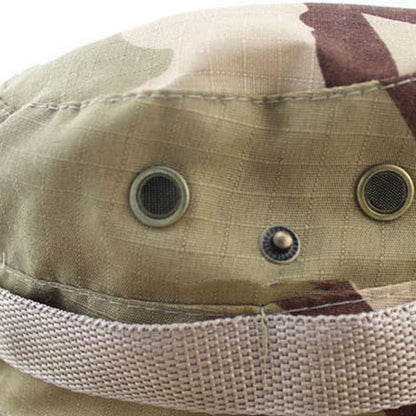 Fashion Men And Women Outdoor Camping Sport Travel Camouflage Fisherman Sunscreen Hat Foldable Wide Brim Soft Hat