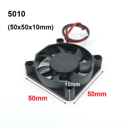4010 12025 8010 30mm dc 5V 12V 24V Cooling Fan Brushless Motor Case Quiet 40MM 50MM 60MM 70MM 80MM 90MM 120MM for 3D print 2PIN