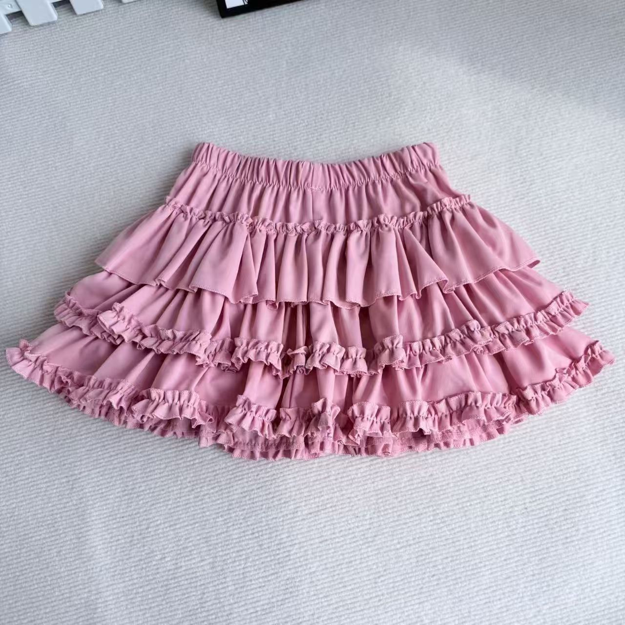 Purple Pumpkin Cake Skirt Women Y2k Short Fluffy White Lace Mini Skirts Girl's Sweet Lolita Pink A Line Pleated Skirts For Women