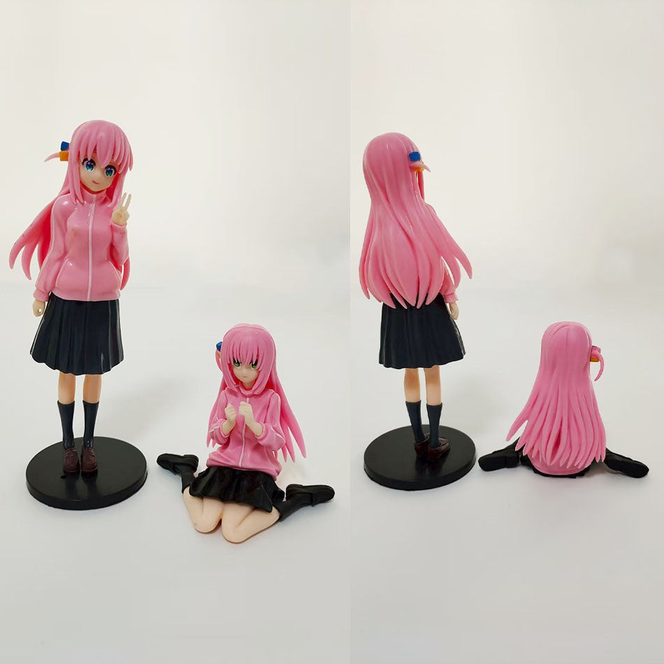 16cm BOCCHI THE ROCK! Anime Figure Gotoh Hitori Boneco de Ação Guitarrista Menina Figura Decorações de Mesa×Coleções Modelo Boneca Brinquedos
