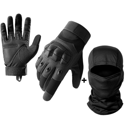 Luva de moto masculina com tela sensível ao toque, para motociclismo e motocross, proteção de dedo inteiro, Luvas Moto Preto