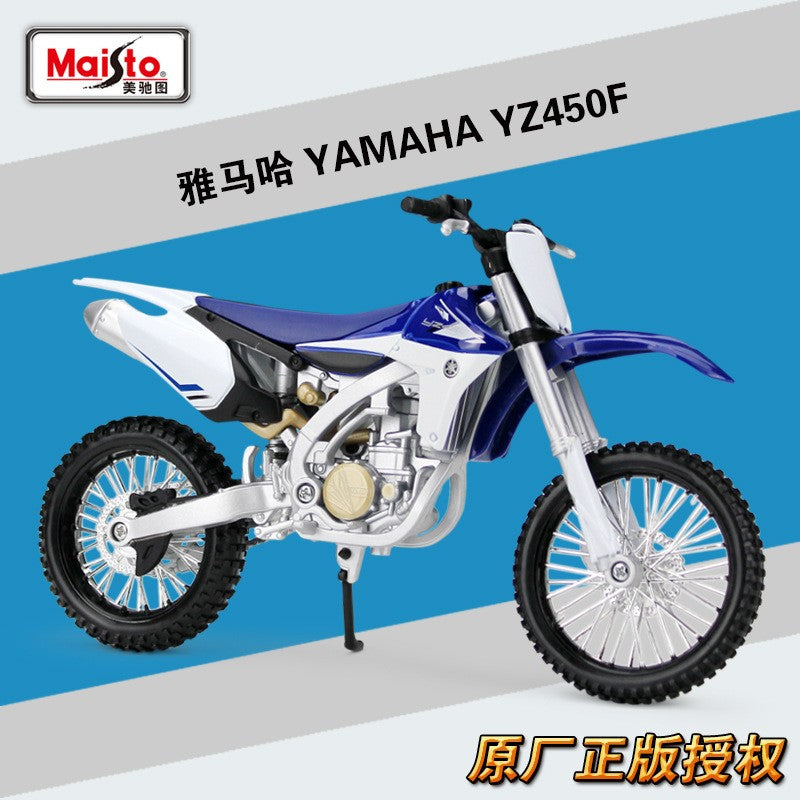 Maisto 1:12 Yamaha YZ450F Veículos Fundidos Colecionáveis Hobbies Motocicleta Modelo Brinquedos