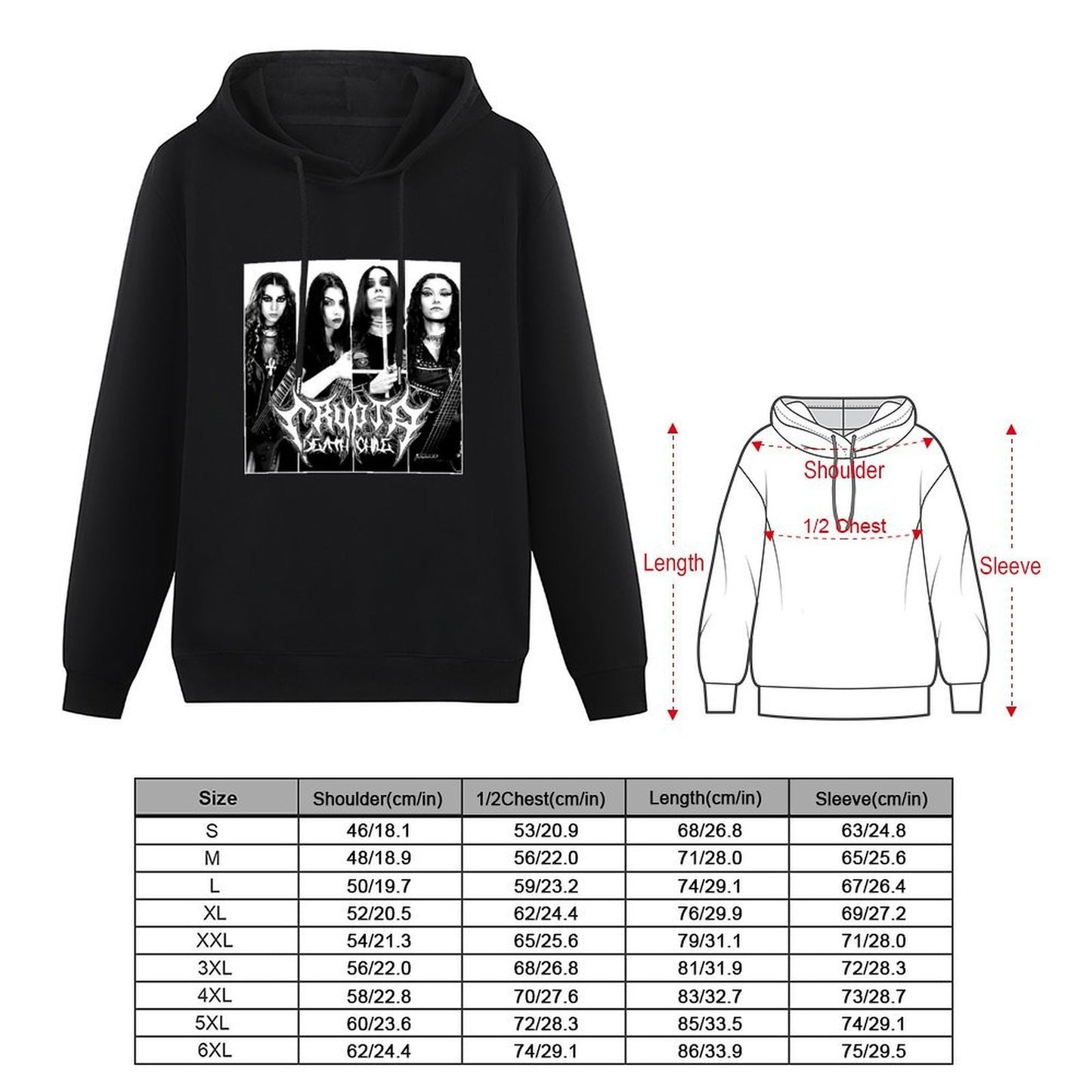 Crypta art art Hoodie men clothes hooded shirt winter clothes mens designer clothes men's oversize hoodie