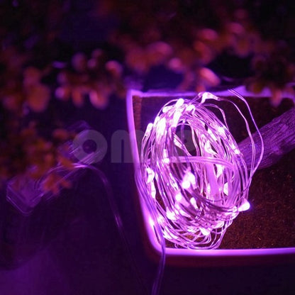 1M-30M 300Led Strings Copper Wire 3XAA Battery Operated Christmas Wedding Party Decoration LED String Fairy Lights