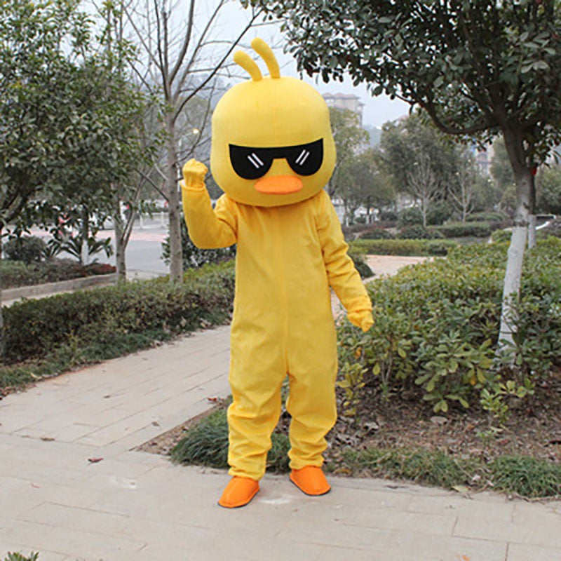 Adult Duck Chicken Mascot Costume Birthday Anime Cosplay Halloween Cartoon Dolls Performance Props