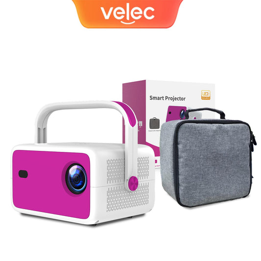 Velec 4K HD Projector 650 ANSI 1080P Auto Focus Android 11 H713 Wifi6 BT5.2 Portable Outdoor Video Smart Home Theater Projectors