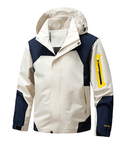 CHRLCK Unisex Waterproof Running Jackets Windproof Windbreakers Spring Autumn Women Hiking Camping Fishing Trekking Coats