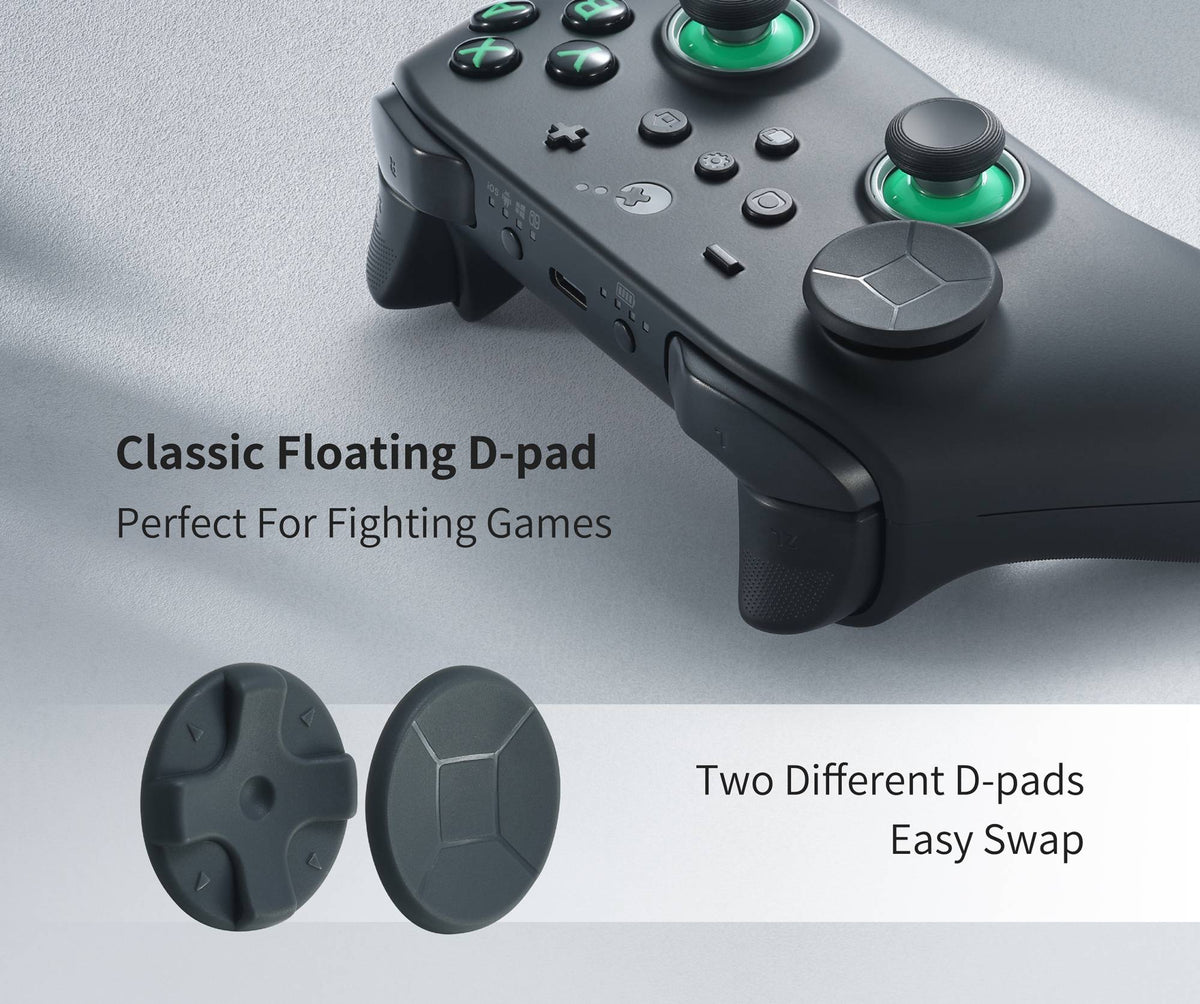 GuliKit Gamepad TT Max/Pro Wireless Controller with TMR Joysticks & Triggers Gamepad for Windows /Nintendo Switch Android iOS