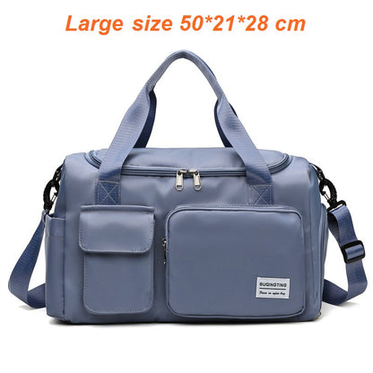 Womne's Travel Bags Handbags Gym Shoulder Bags Oxford Fitness Camping Trekking Bags Hiking Waterproof Outdoor Crossbody Bag