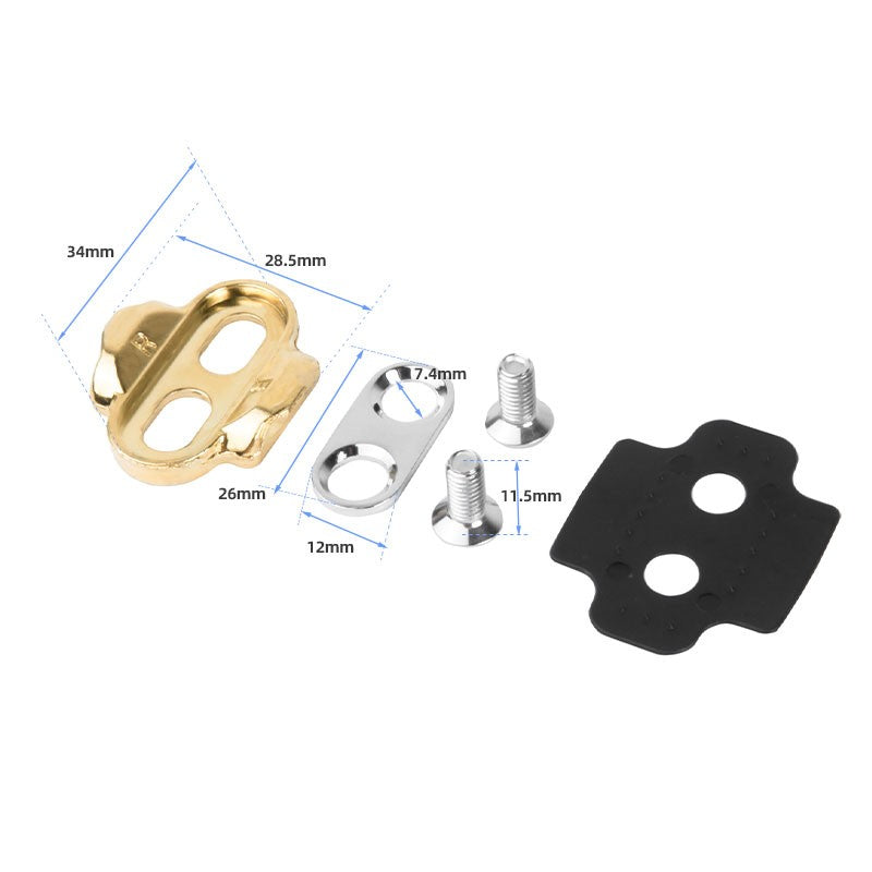 Bike Cleats for SHIMANO Road Bicycle Self-locking Pedal Cleat Anti Slip Cycling Shoes Cleats for SHIMANO SPD SL Bike Accessories