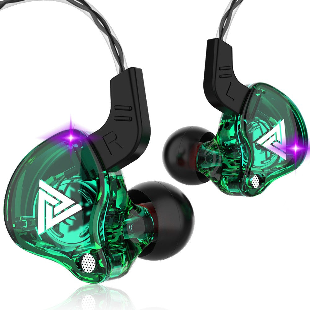 Fone de Ouvido Gamer QKZ AK6 Genuíno, Headset Gamer com Cabo de 3,5mm, Fones de Ouvido com Redução de Ruído, Fones de Ouvido com Fio e Mãos Livres para Esportes
