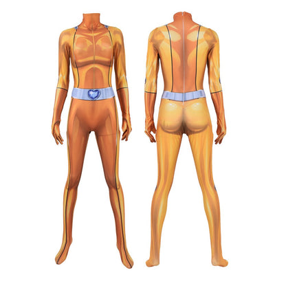 Totally Spies Cosplay Costume Sam Clover Alex Zentai Jumpsuits Mandy Britney Bodysuit Halloween Suit