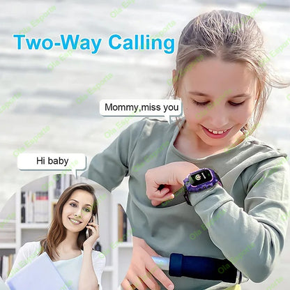 2025 New Kids Smart Watch Child HD Touch Screen 4G Sim Card Call Games Smartwatch Music Watch Boy Girl Gift Children Smartwatch