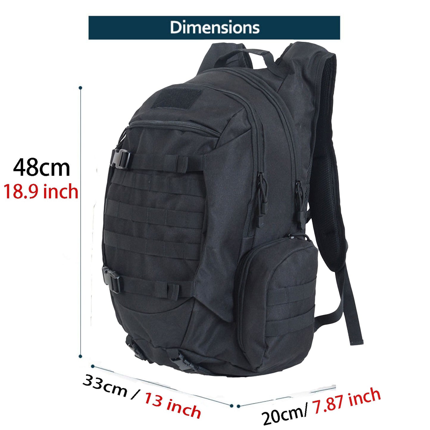 45L Waterproof Fishing Hunting Backpack Outdoor Rucksacks Tactical Sports Camping Hiking Trekking Bags