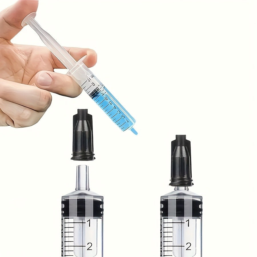 20 Unidades de Seringas de 1ml/3ml/5ml/10ml com Tampa para Cola, Dispensa e Medição de Líquidos, Alimentação de Animais de Estimação, Recarga de Cartuchos, Etc.