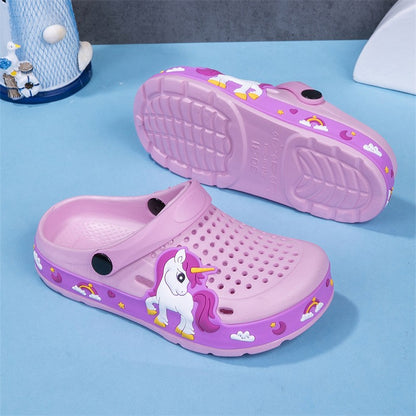 New Kids Clogs Baby Girls Slippers Summer Beach Water Shoes Indoor Outdoor EVA Casual Slipper Cute Little Girls Shoes Sandals
