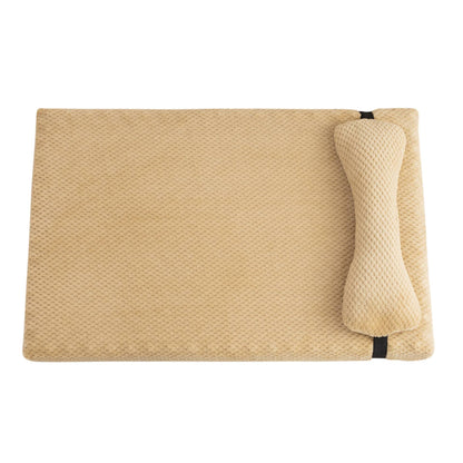 Cama Quente Calmante para Cães com Almofada, Tapete Felpudo e Fofo para Cães com Capa de Inverno Removível para Cães e Gatos de Porte Grande, Médio e Pequeno