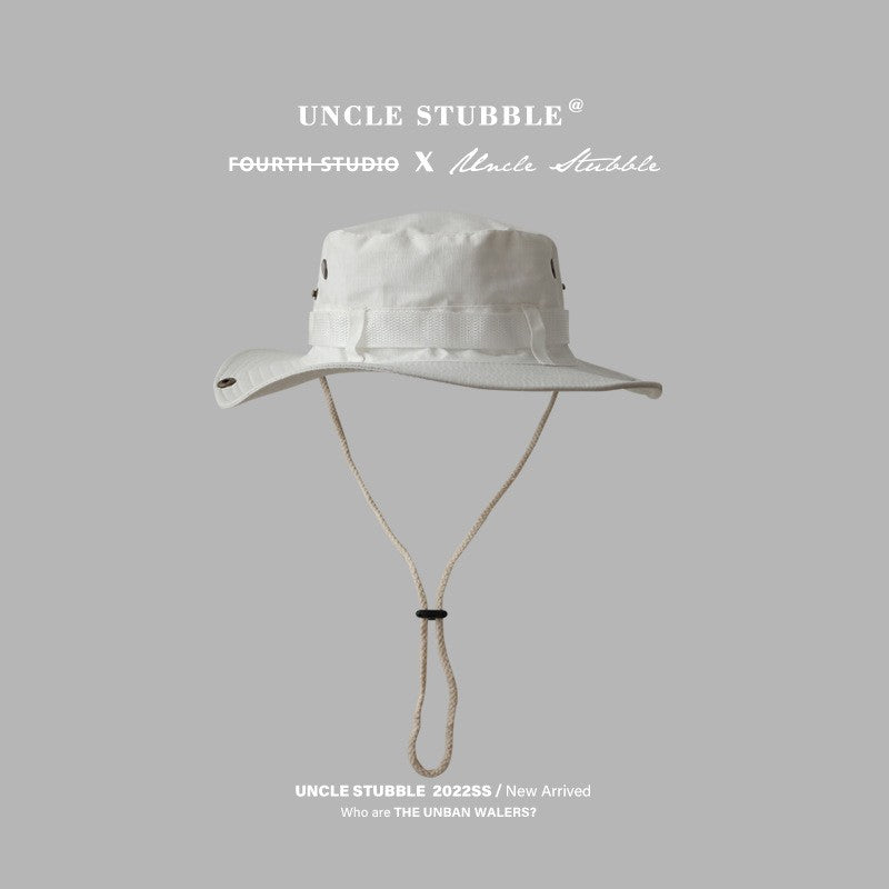 Men Fishing Wide Brim Neck Flap Cover Sun Bucket Hat Hiking Cap Summer Hiking Fisherman Caps