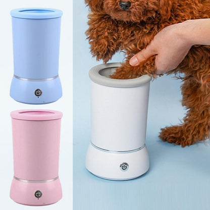 Lavador Portátil de Patas para Cães Limpador Automático de Patas de Animais de Estimação Massageador Elétrico de Patas Recarregável USB Projetado para Cães e Gatos Pequenos a Médios