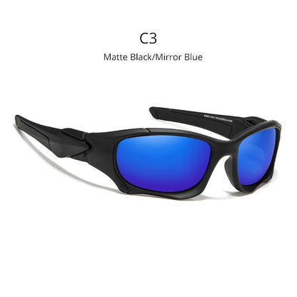 KDEAM Óculos de Sol Polarizados para Esportes ao Ar Livre Masculino Armação Curva Lente Resistente a Estresse Óculos de Sol Feminino KD0623