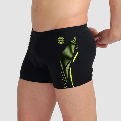 Men's Short Sleeve Surf Tee Arch Wave RIGHTTRACK Performance Tight-fitting Swimwear UPF 50+ Rashguard Vacation Beachwear