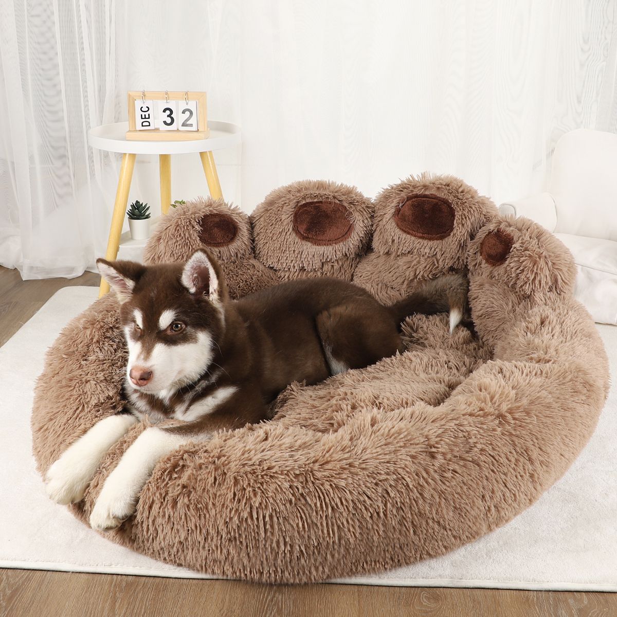 Cama Fofa Para Cães Quente De Inverno Grandes Produtos Para Animais De Estimação Pequenos Sofás Cestas Para Animais De Estimação Casinha Para Cães Tapete Para Filhotes Gatos Suprimentos Cesta Manta Acessórios