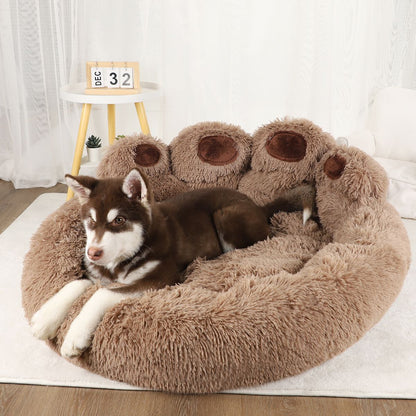 Cama Fofa Para Cães Quente De Inverno Grandes Produtos Para Animais De Estimação Pequenos Sofás Cestas Para Animais De Estimação Casinha Para Cães Tapete Para Filhotes Gatos Suprimentos Cesta Manta Acessórios