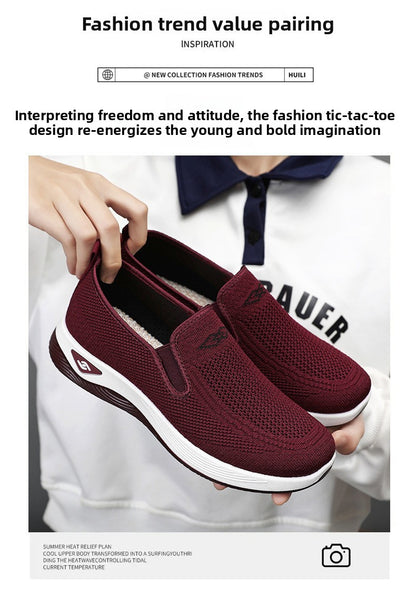 Women Casual Sports Shoes Breathable Lightweight Sneakers Anti-slip Flats Outdoor Running Walking Shoes Female Vulcanized Shoes